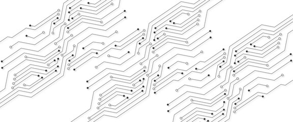 Technology black circuit diagram concept.