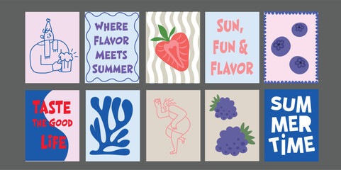 Tropical Summer Food Banner with Colorful Produce. Great for summer food promotions, menu boards, and wellness campaigns. Natural, bold, and perfect for stock marketplaces.