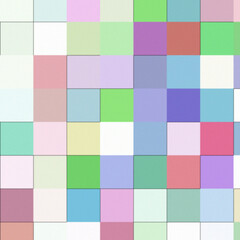 A Vibrant Mosaic: Exploring the Colorful and Dynamic Display of Square Tiles