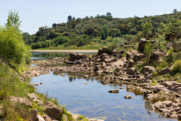 Tagus River, Almourol, Portugal
