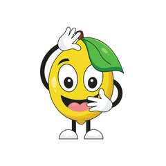  Lemon Cartoon Character