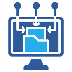 Data Input Blueprint Icon