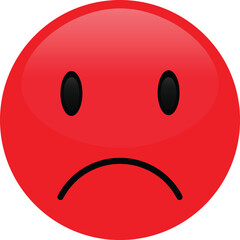 Sad face Emoji icon