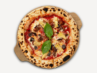 Eggplant and Artichoke Pizza