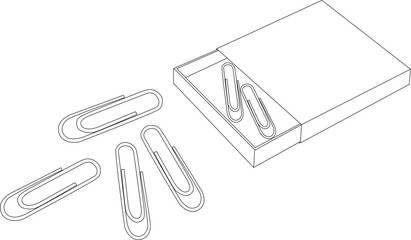 a beautiful clip art colorless image