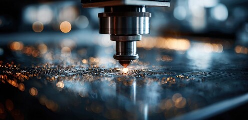 Laser cutting machine precision manufacturing industry