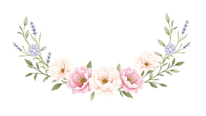 Fototapeta premium Elegant floral vine design background pattern isolated png Elegant floral vine design background pattern illustration