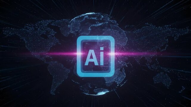 Abstract Ai Global Graphic Design