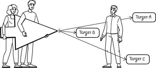 interface fittss law website vector