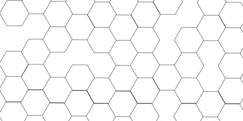 Luxury hexagonal abstract black metal background with golden light lines. Dark 3d geometric texture illustration. Black Hexagonal Pattern Metallic background with black and gold 3d