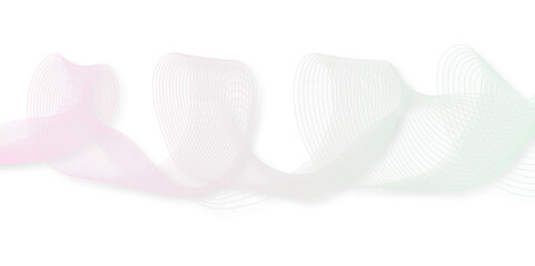  wave element for design pink and white. Design template for cover, business. Abstract dynamic color lines, waves. Vector geometric backgrounds.	