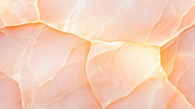 Close up of a translucent orange and yellow onyx stone