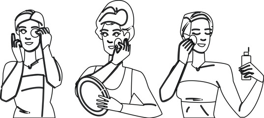 micellar makeup removal vector