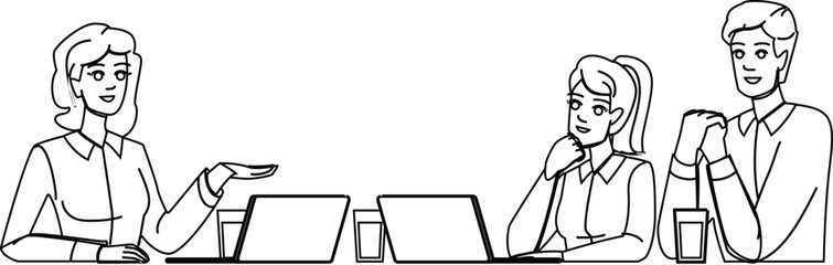 office meeting room vector