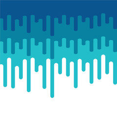 blue color vector dripping paint isolated on white background with premium quality vector