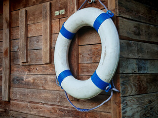 life belt against risks and hazards in seafaring