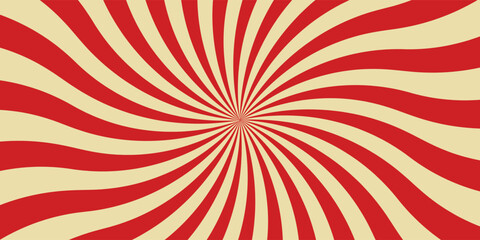 red circus carnival sunburst background vintage retro