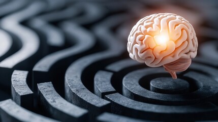 An intricately detailed model of the human brain symbolizing the power of science education to unlock the mysteries of cognition and unlock the full potential of the mind