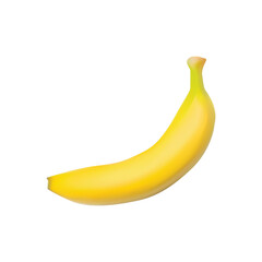 Banana illustration on white background Vol 01