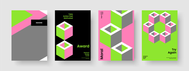 Obraz premium Abstract Brochure Design. Modern Banner Layout. Isolated Background Template. Report. Book Cover. Flyer. Poster. Business Presentation. Magazine. Leaflet. Advertising. Portfolio. Journal