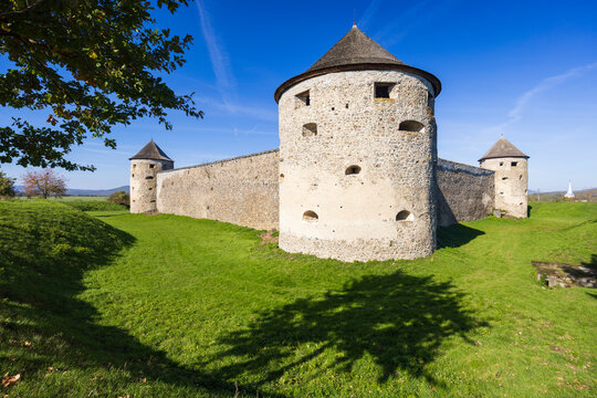Bzovik Castle, medieval fortress standing in Krupina District, Slovakia