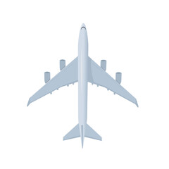  Flat Airplane Illustration. Vector illustration of top view commercial airplane flying in the sky. Ideal for travel, aviation, tourism, and transportation concepts.