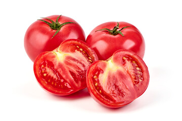 Tomatoes, isolated on White Background