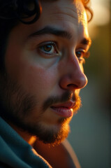 Portrait of a bearded man