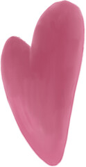 Heart  watercolor, romantic element