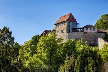 Fototapeta premium The Creuzburg Castle in the Werra Valley in Thuringia