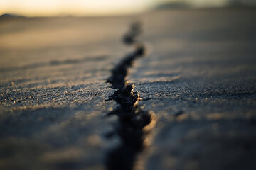 A series of disconnected lines, each one representing a different path, symbolizing the uncertainty and unpredictability of life's journey