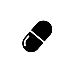 Capsule pill icon medical healthcare
