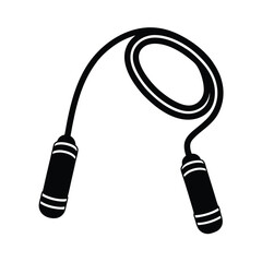 Obraz premium Jump Rope Icon Vector Flat and Clean Look Isolated on White Background