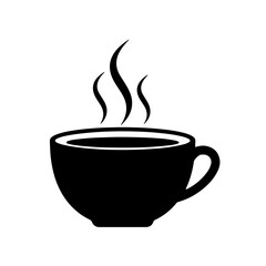 Hot coffee cup icon