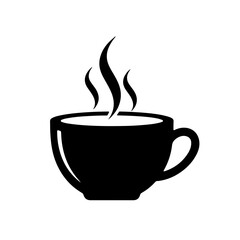 Hot coffee cup icon