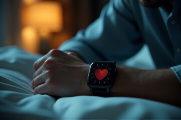 A close-up shot of a person's hand holding a watch, with details visible on the timepiece and surrounding skin