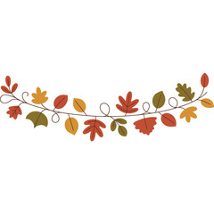 Flat Vector Autumn Design.