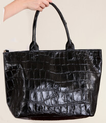 female handbag isolated on white