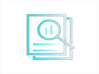 The design uses light blue outlines and gradient highlights, suggesting a digital or modern style.