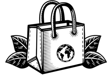 vector shopping bag