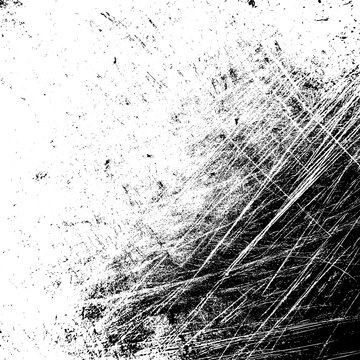 Vintage grunge paper texture isolated. Dirty scratched surface and old film overlay background. Crumpled aged effect with ink marks. Torn texture for design.