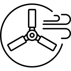 Heat Recovery Ventilation Icon