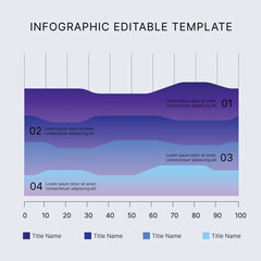 Business Infographic Editable Templates for Extensive Data Visualization. Simple creative Infographic vector elements, charts, diagrams, timeline, steps and options for Business Presentation.
