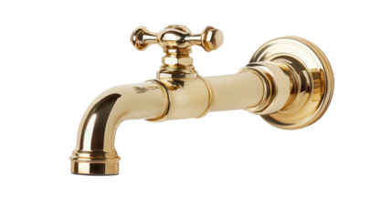 Elegant Golden Faucet with Classic Design Ideal for Luxury Bathroom and Kitchen Interior Decor