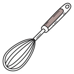 Obraz premium stainless steel whisk vector