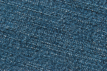 Blue denim fabric texture as background