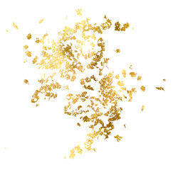 Gold glitter gradient stack. Golden celebration element. Gold glitter swatch shiny stroke shape, luxury party element PNG.  Gold glitter. Golden sparkle confetti. Shiny glittering dust.