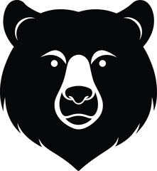 panda head vector illustration