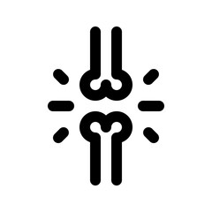 Bone icon. Ideal for medical apps, anatomy studies, or health UI.