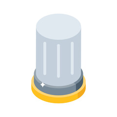 Check out this isometric style icon of decorated school pillar